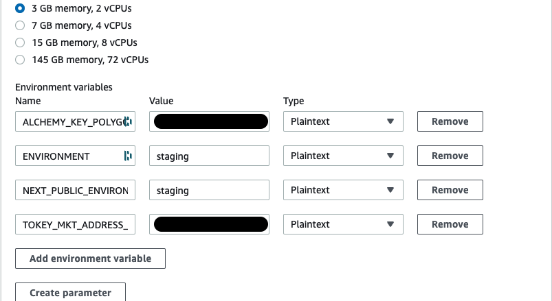 Build Env Vars on AWS CodeBuild